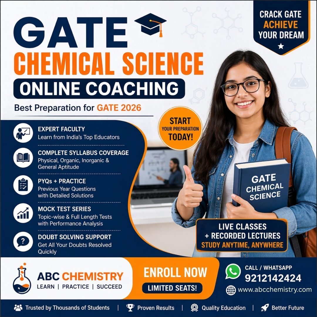 GATE Chemical Science Online Coaching 2026